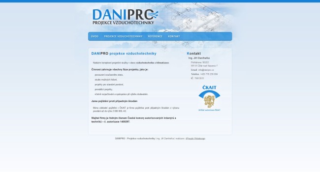 Fotografie reference - Danipro – projekce vzduchotechniky